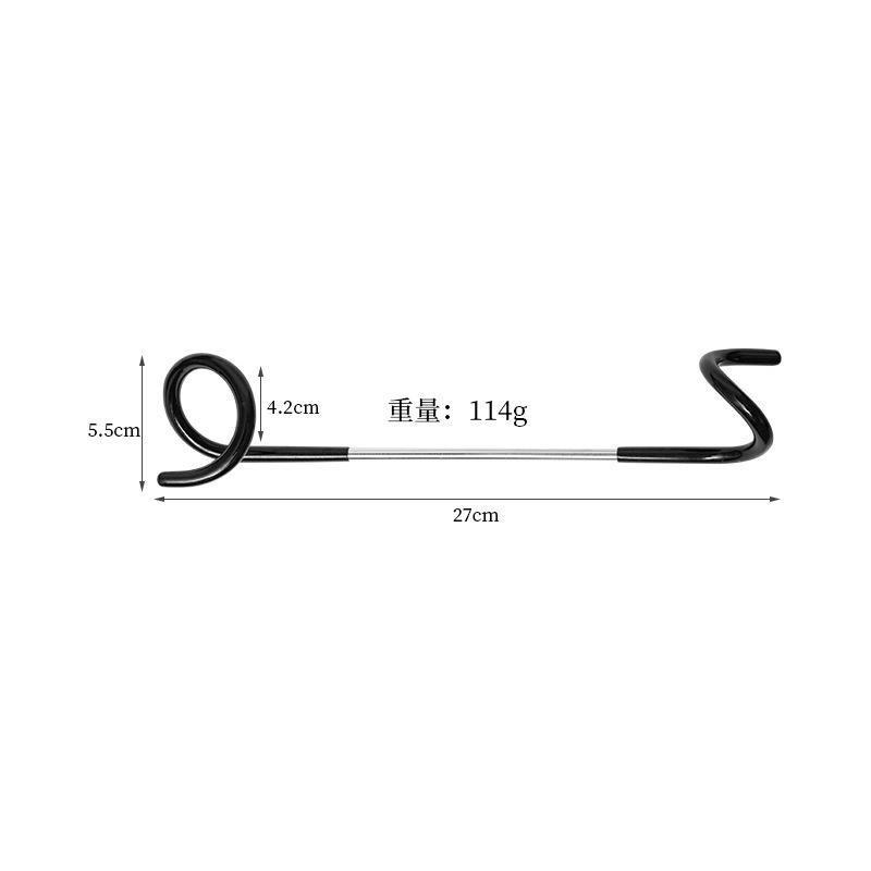 戶外多功能  燈支架 加粗 露營燈架   豬尾巴 S型雙頭掛 衣掛-細節圖6