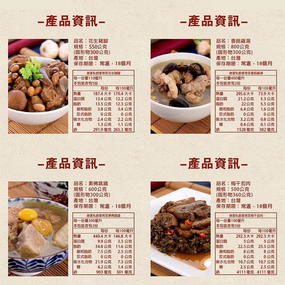 鮮食家｜1919x娘家廚房 送愛募集-私廚手路菜募集(購買者不會收到商品)-細節圖8