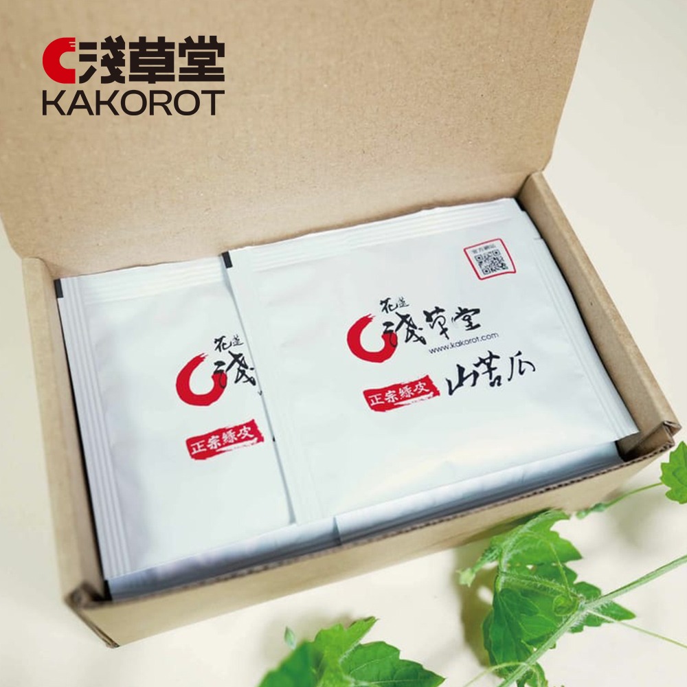 鮮食家｜花蓮壽豐淺草堂 有機山苦瓜茶包(12包/盒×三盒組)-細節圖2