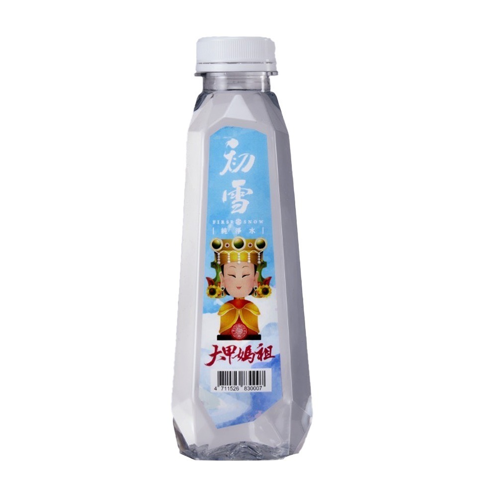 鮮食家｜初雪 純水510mlx24入/箱(鎮瀾宮大甲媽祖聯名限定版)-細節圖2