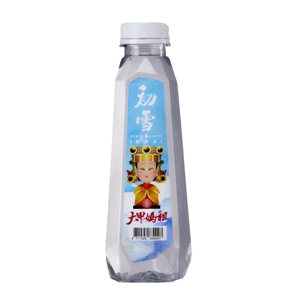 鮮食家｜初雪 純水510mlx24入/箱(鎮瀾宮大甲媽祖聯名限定版)-細節圖2