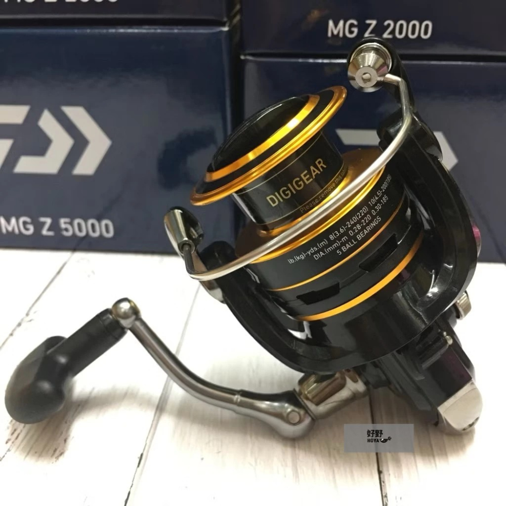 DAIWA MG Z 2000~5000型 紡車捲線器 平價入門款  把手轉動滑順無間隙 捲線器 免運-細節圖4