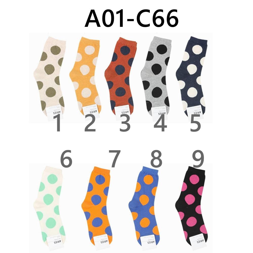 <Porabella現貨A組>圓點中筒襪 韓襪 韓國襪子 點點襪子 草間彌生襪子 彩色繽紛襪 女生襪子 SOCKS-細節圖6