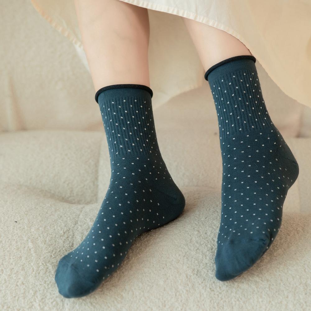 <Porabella現貨A組>圓點中筒襪 韓襪 韓國襪子 點點襪子 草間彌生襪子 彩色繽紛襪 女生襪子 SOCKS-細節圖7