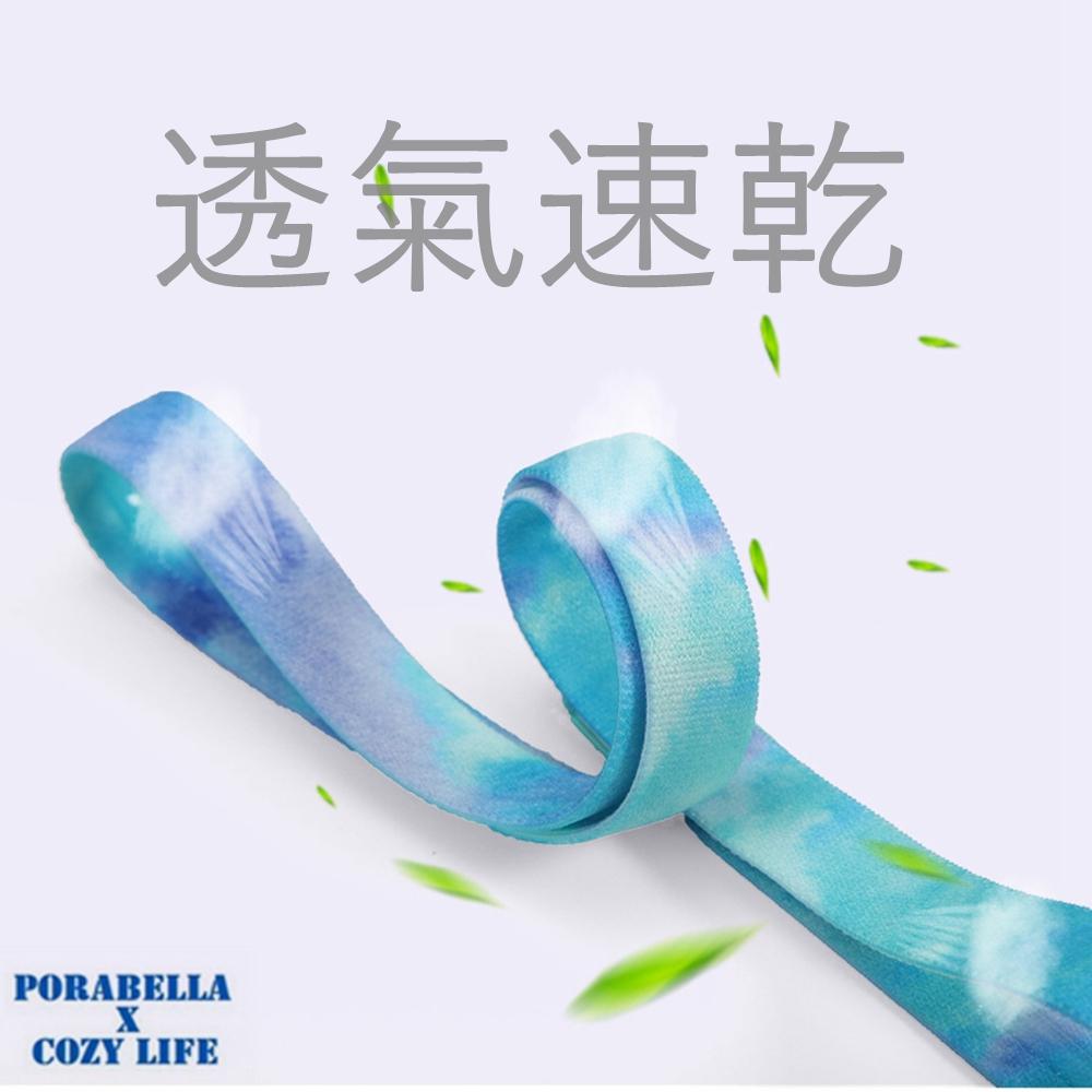 <Porabella現貨>洗臉髮帶 頭帶 髮帶 細版 吸汗 彈性髮帶 運動髮帶 止汗帶 繽紛髮帶 HEADBAND-細節圖3