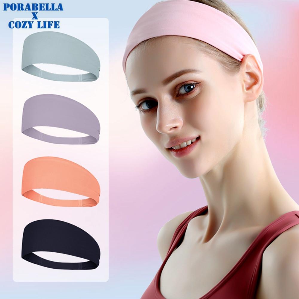 <Porabella現貨>洗臉髮帶 頭帶 髮帶 冰絲髮帶 寬版髮帶 運動髮帶 運動頭帶 髮帶髮箍 HEADBAND-細節圖2