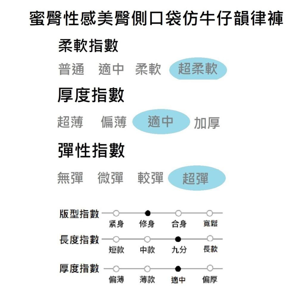 <Porabella現貨>瑜珈褲 仿牛仔褲瑜珈褲 透氣瑜珈褲 提臀瑜珈褲 瑜珈褲女 S至XL YOGA PANTS-細節圖8