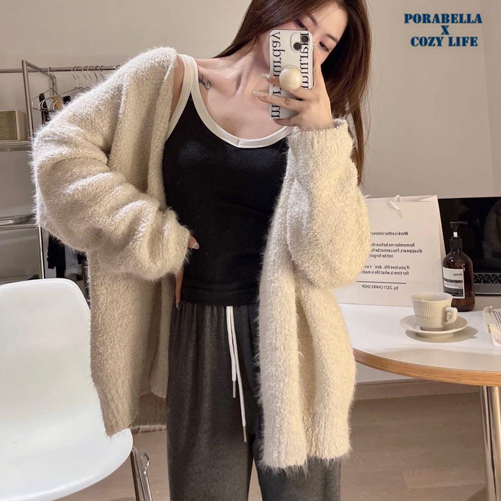 <Porabella現貨>加絨加厚背心 發熱背心 保暖背心 寬肩帶背心 撞色背心 內搭小可愛 打底衫 bratop-細節圖4