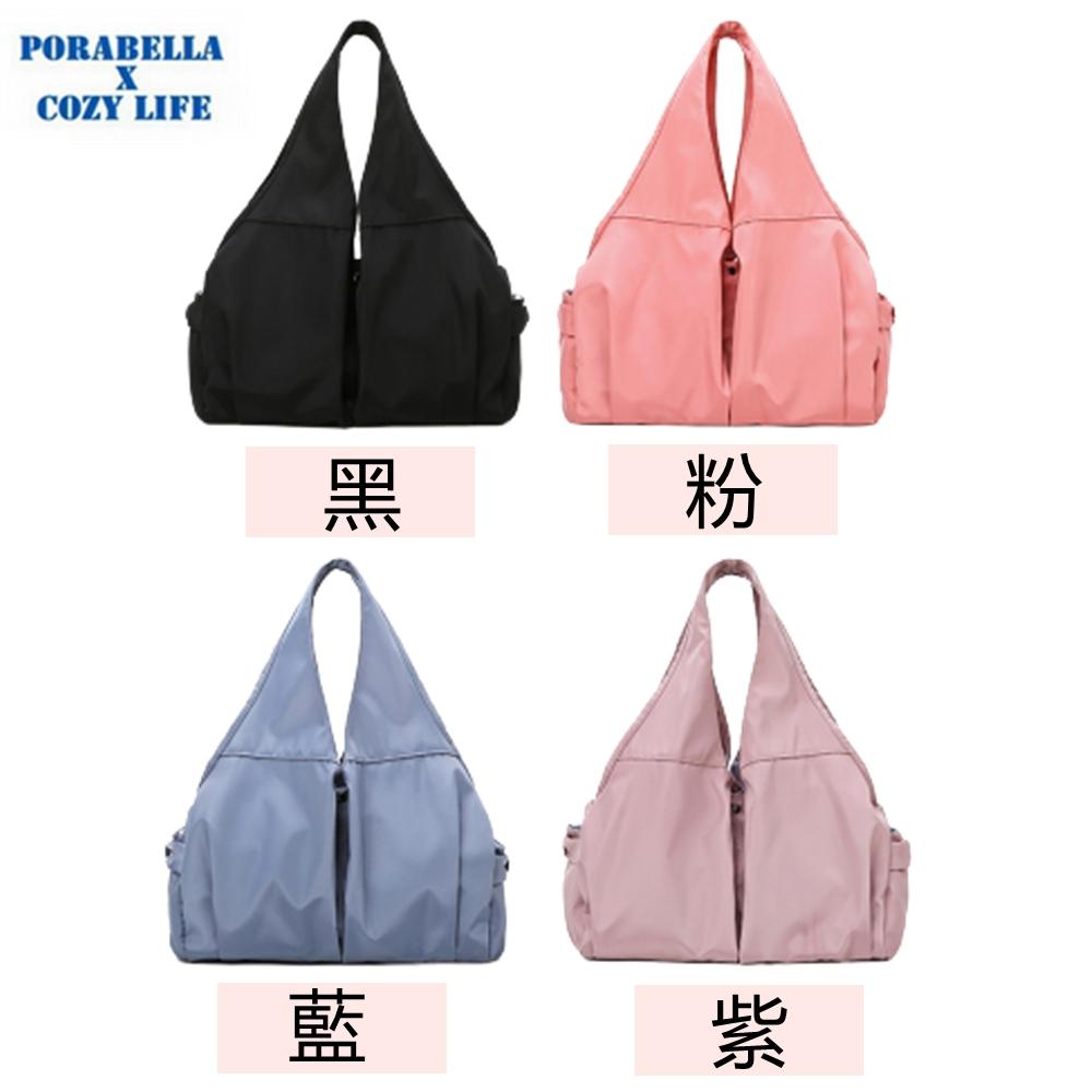 <Porabella現貨>大容量多層分隔休閒旅行肩背包 乾溼分離 瑜珈包 健身包 手提包 媽媽包 出國收納 DUFFLE-細節圖6