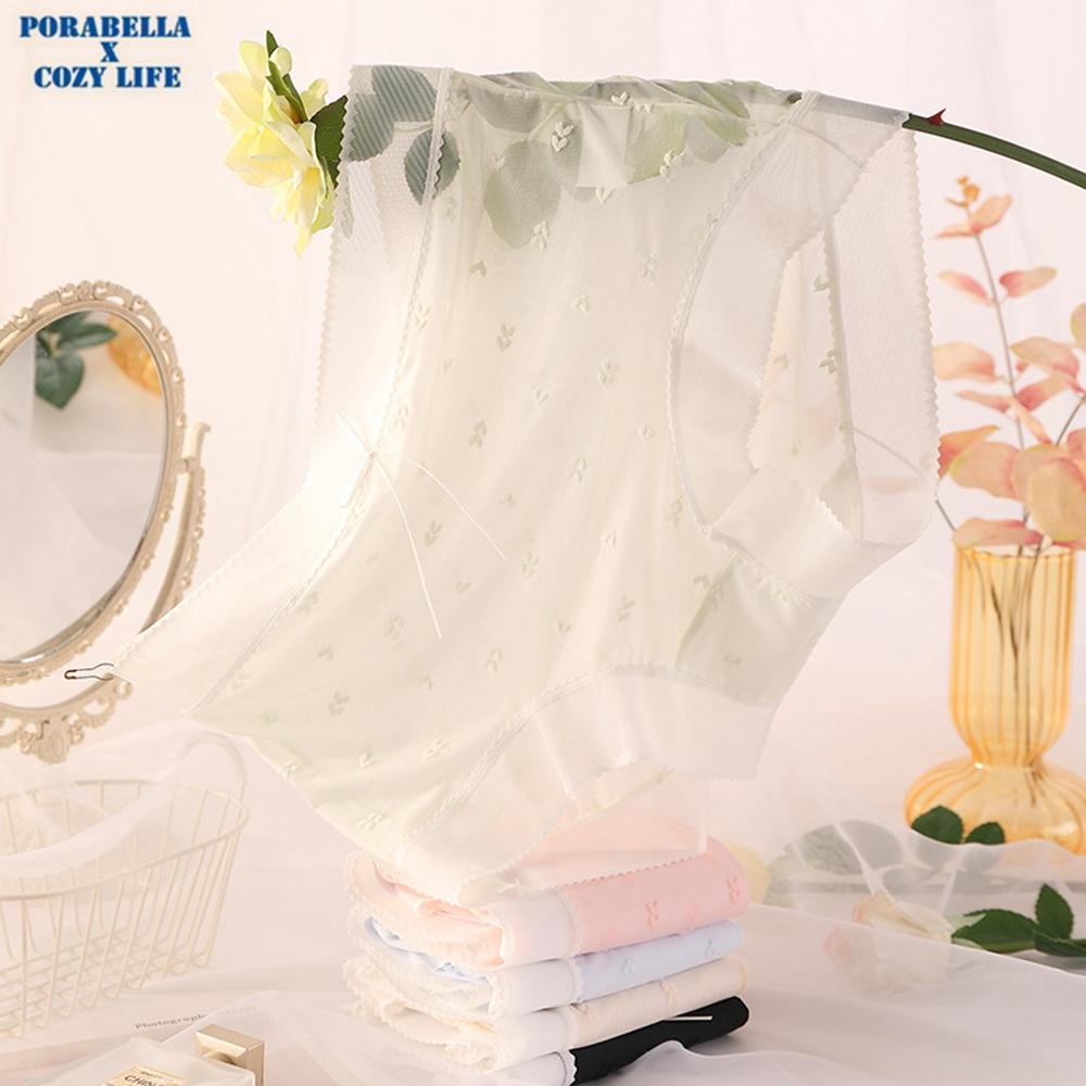 <Porabella現貨>內褲 加大尺碼 透明內褲 裸感內褲 無痕內褲 舒適內褲 可愛內褲 女生內褲 UNDERWEAR-細節圖9