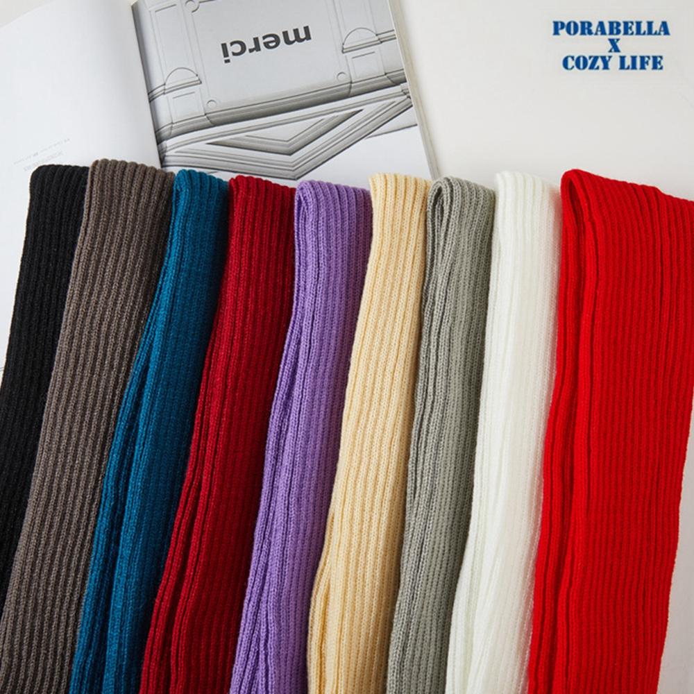 <Porabella現貨>襪套 加長瑜珈襪 加厚針織保暖舞蹈襪套 瑜珈襪套 堆堆襪套加長 泡泡襪 保暖襪 踩腳襪套-細節圖4