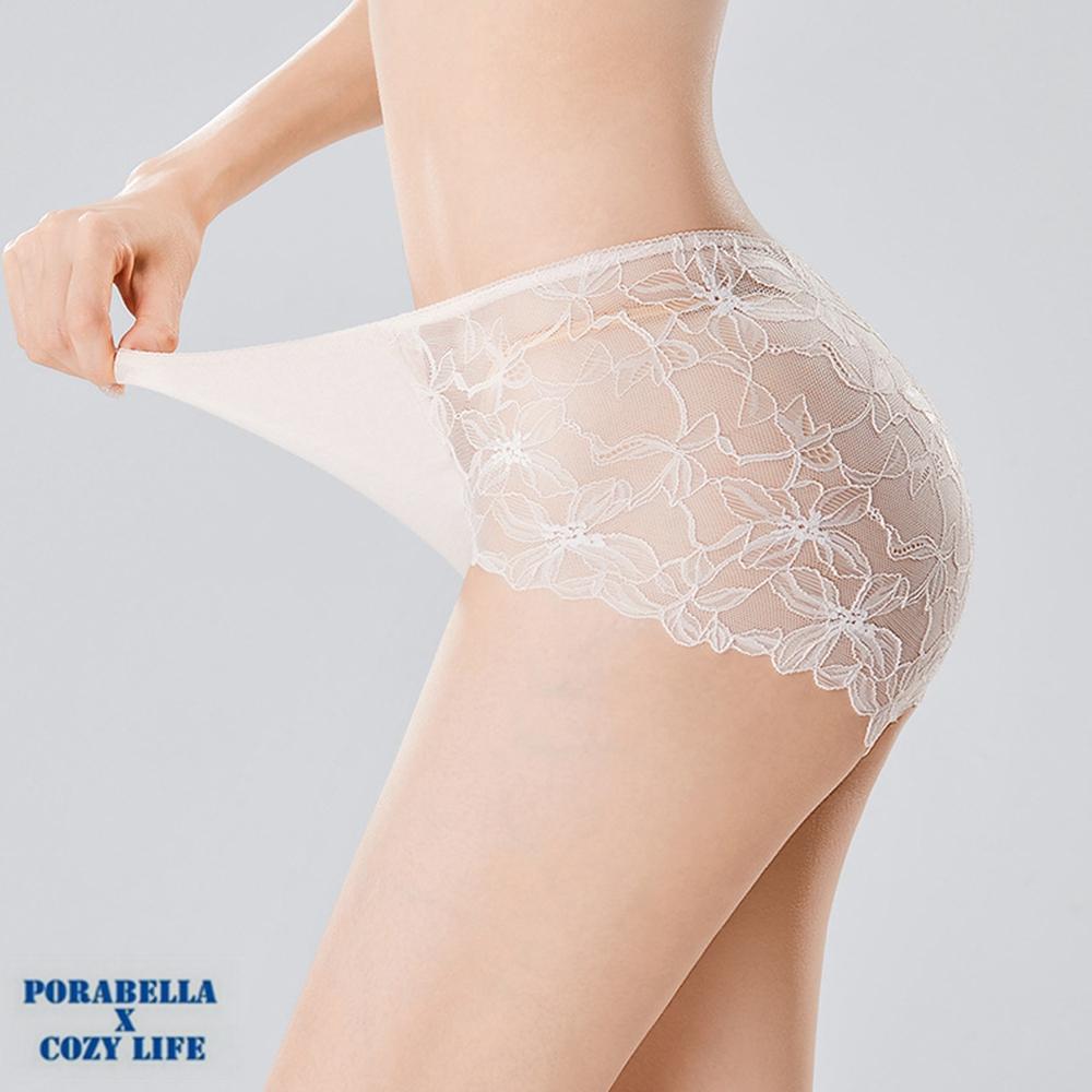 <Porabella現貨>內褲 加大尺碼 無痕內褲 透明內褲 蕾絲內褲 舒適內褲 性感內褲 女生內褲 UNDERWEAR-細節圖2