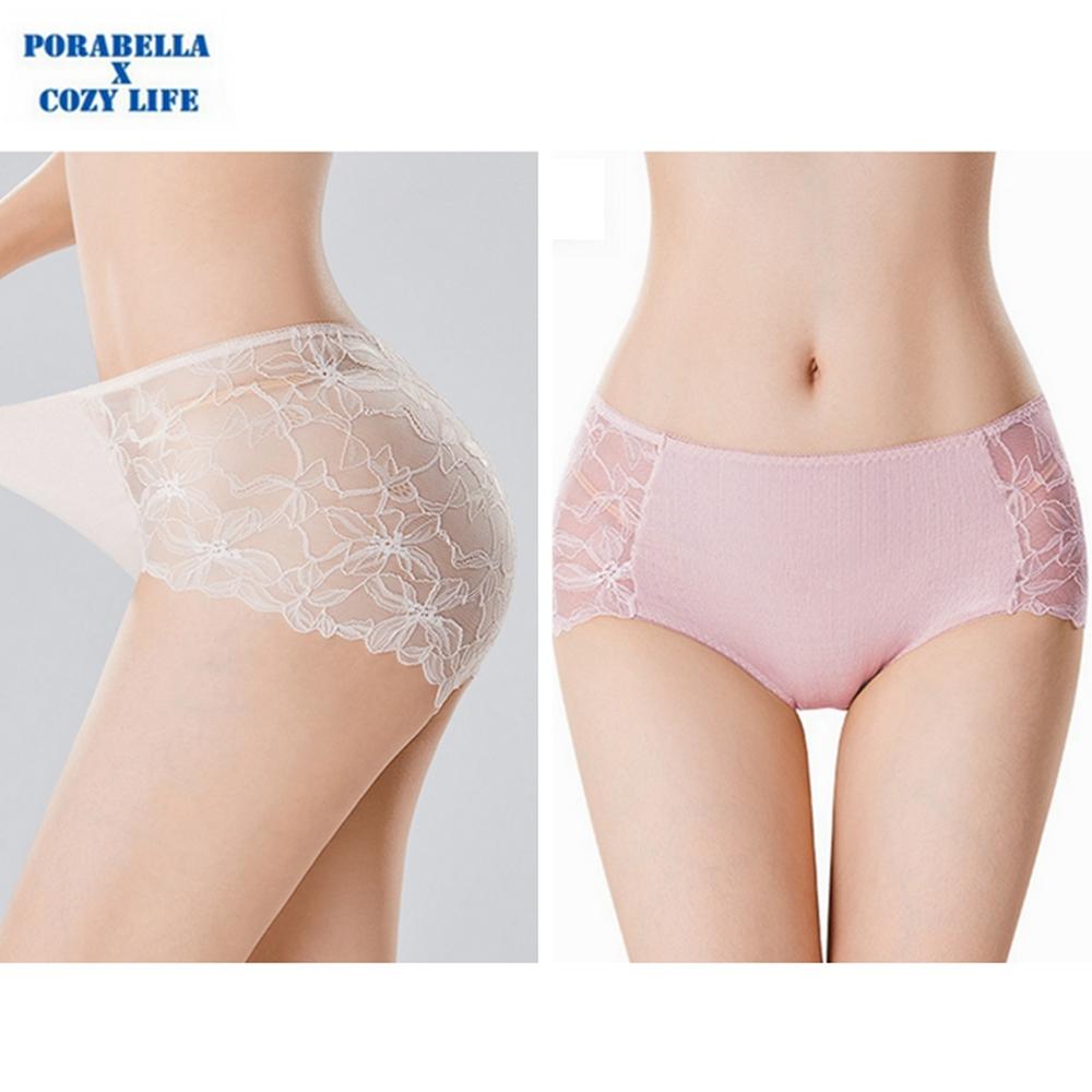 <Porabella現貨>內褲 加大尺碼 無痕內褲 透明內褲 蕾絲內褲 舒適內褲 性感內褲 女生內褲 UNDERWEAR-細節圖4