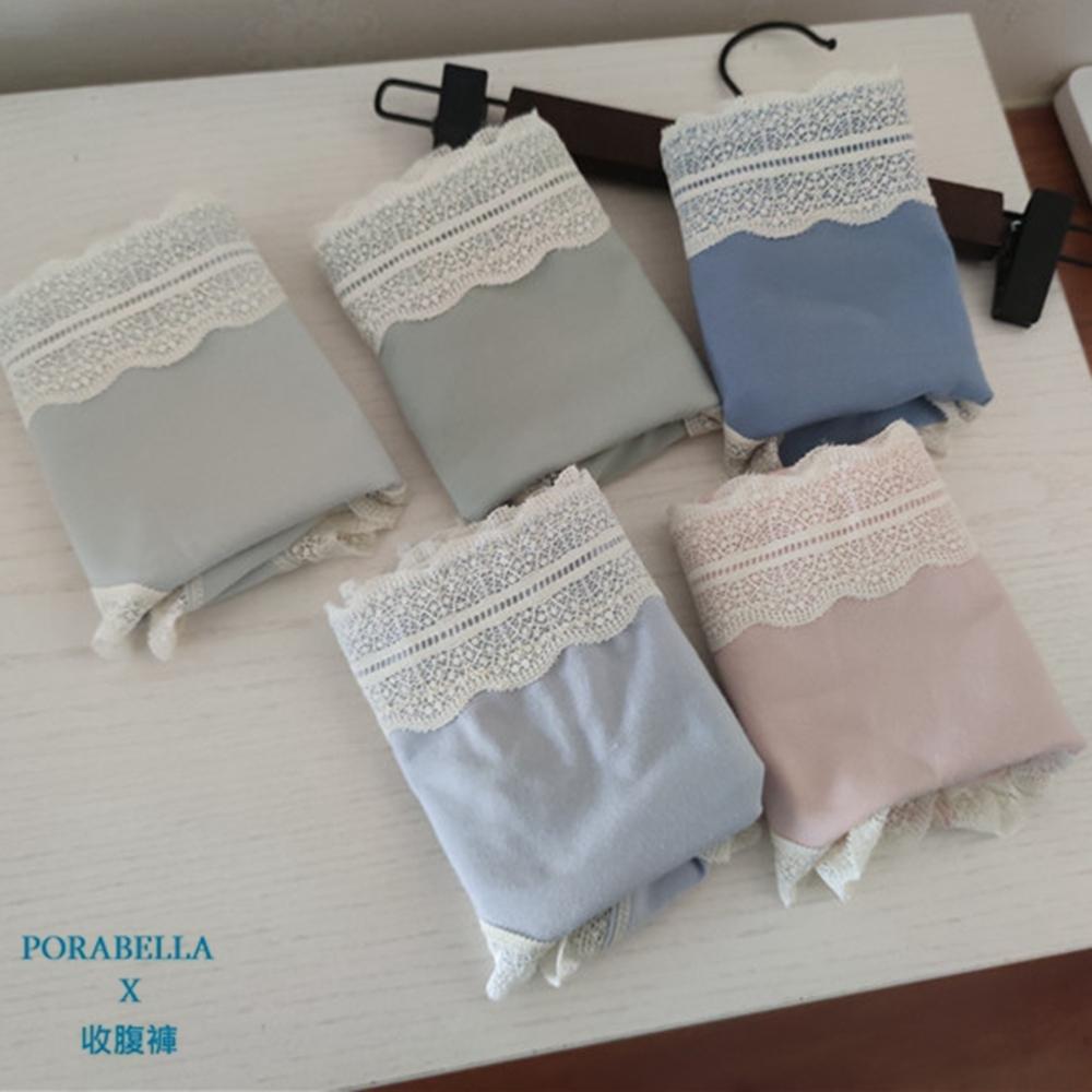 <Porabella>大尺碼現貨收腹內褲 蕾絲收腹內褲 高腰收腹 收腹提臀 無痕女內褲UNDERWEAR (M~3XL)-細節圖6