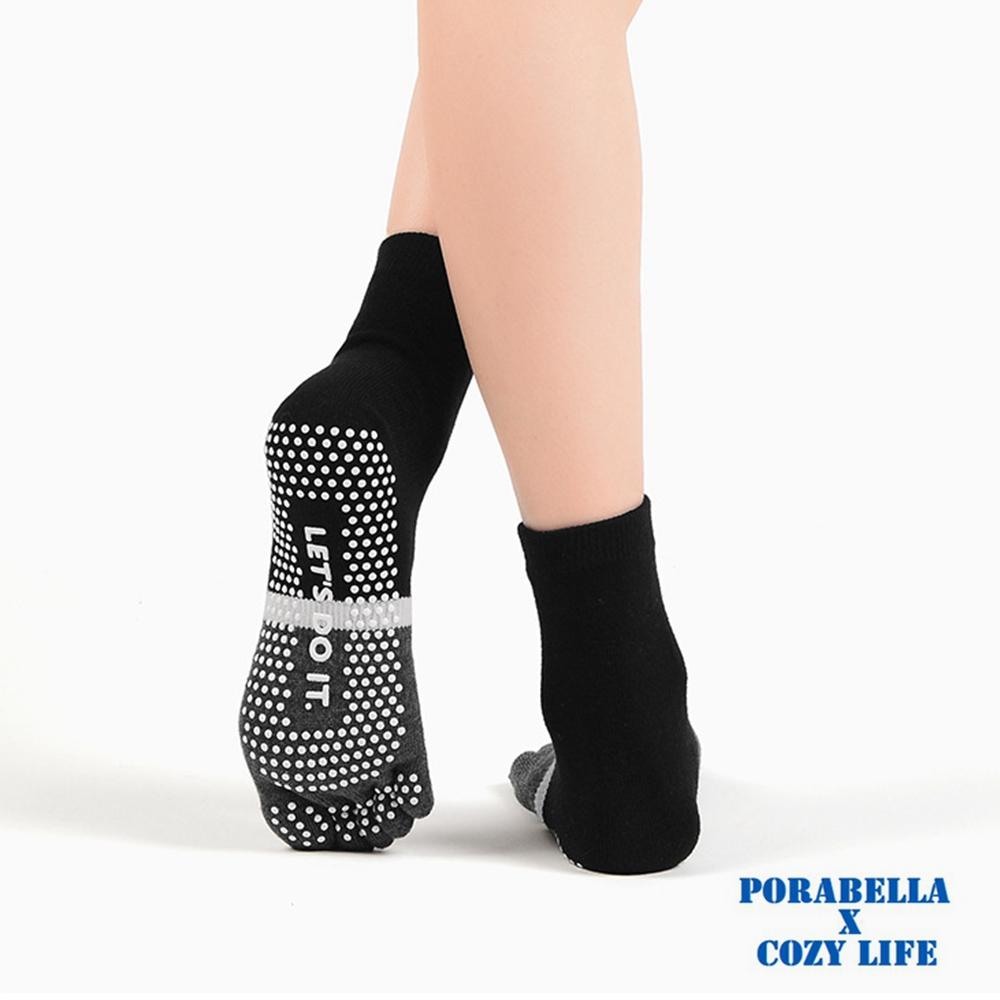 <現貨>短襪  撞色襪子 五指襪  女襪  防滑襪  瑜珈襪 YOGA SOCKS-細節圖6