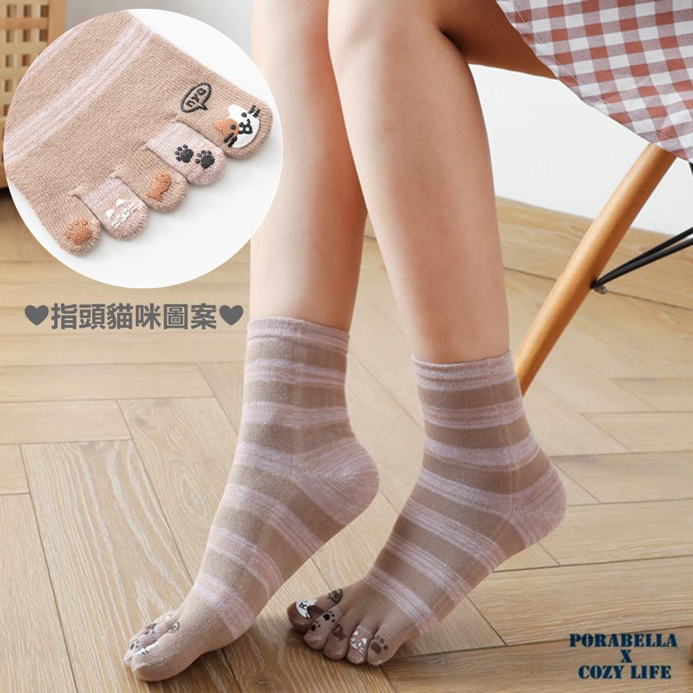 <現貨>短襪  五指襪子  貓咪襪  防滑襪  運動襪  瑜珈襪 YOGA SOCKS-細節圖7