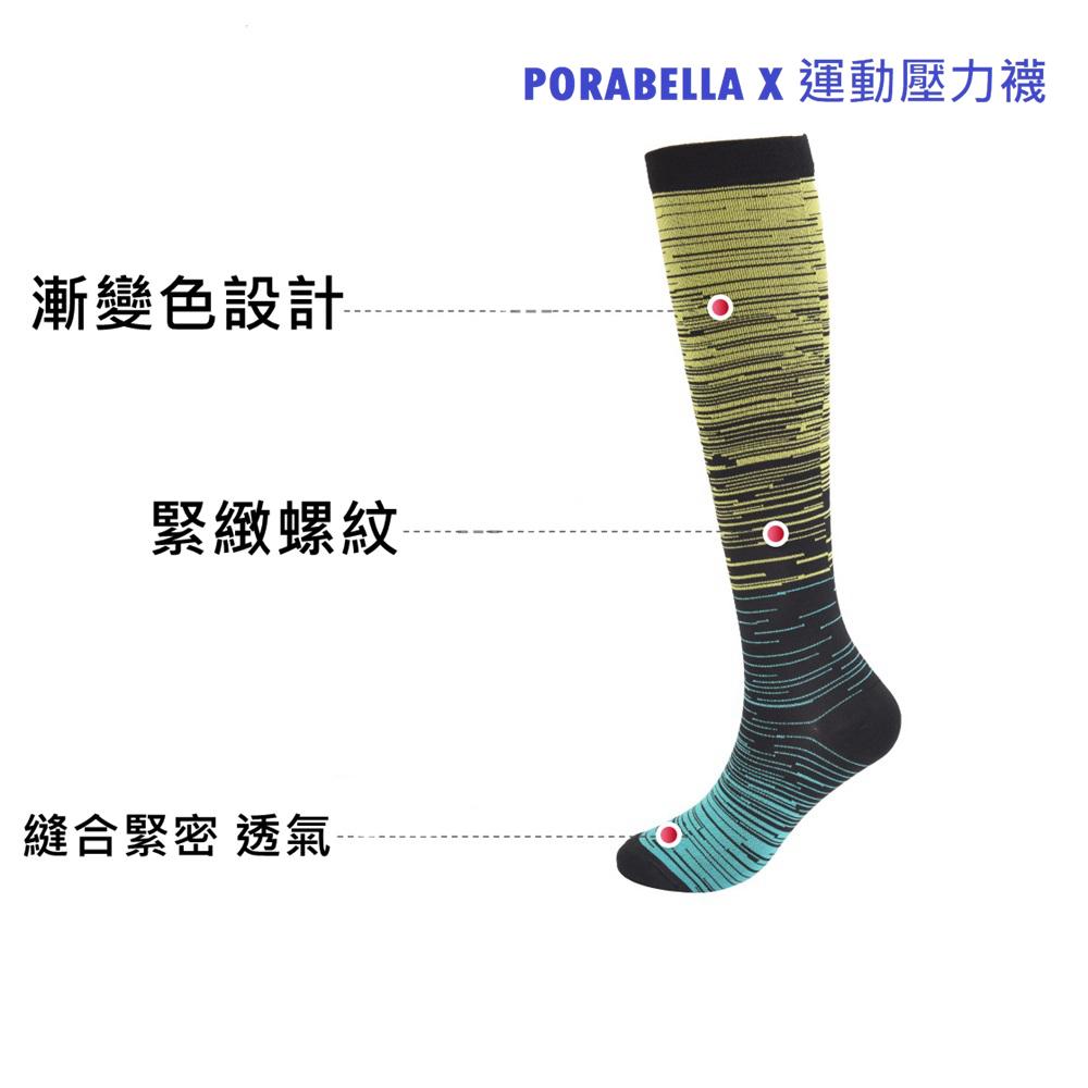 <現貨>壓力襪 條紋漸層混色長襪壓力長襪男生女生長襪瘦腿長襪美腿長襪條紋長襪COMPRESSION SOCKS(M~L)-細節圖3