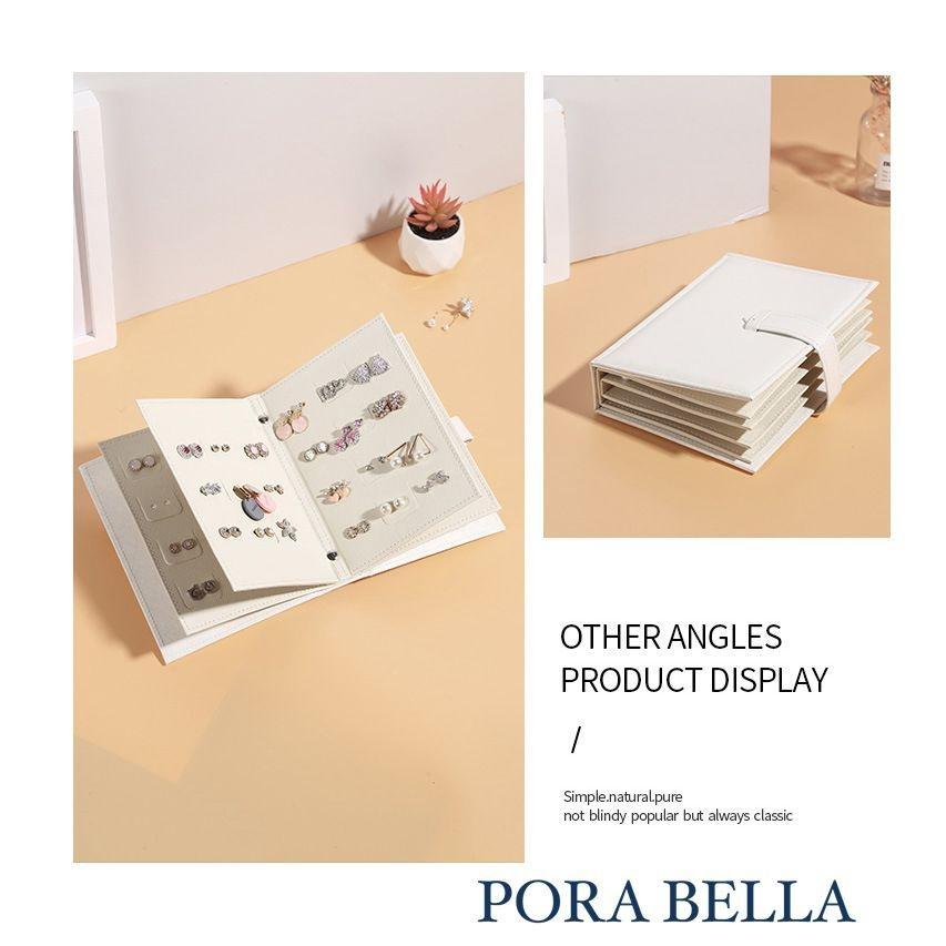 <台灣現貨>快速出貨 皮革收納盒  隨身款珠寶盒 迷你飾品收納盒 旅行收納盒 便攜飾品盒 多功能收納盒 首飾盒 珠寶盒-細節圖3