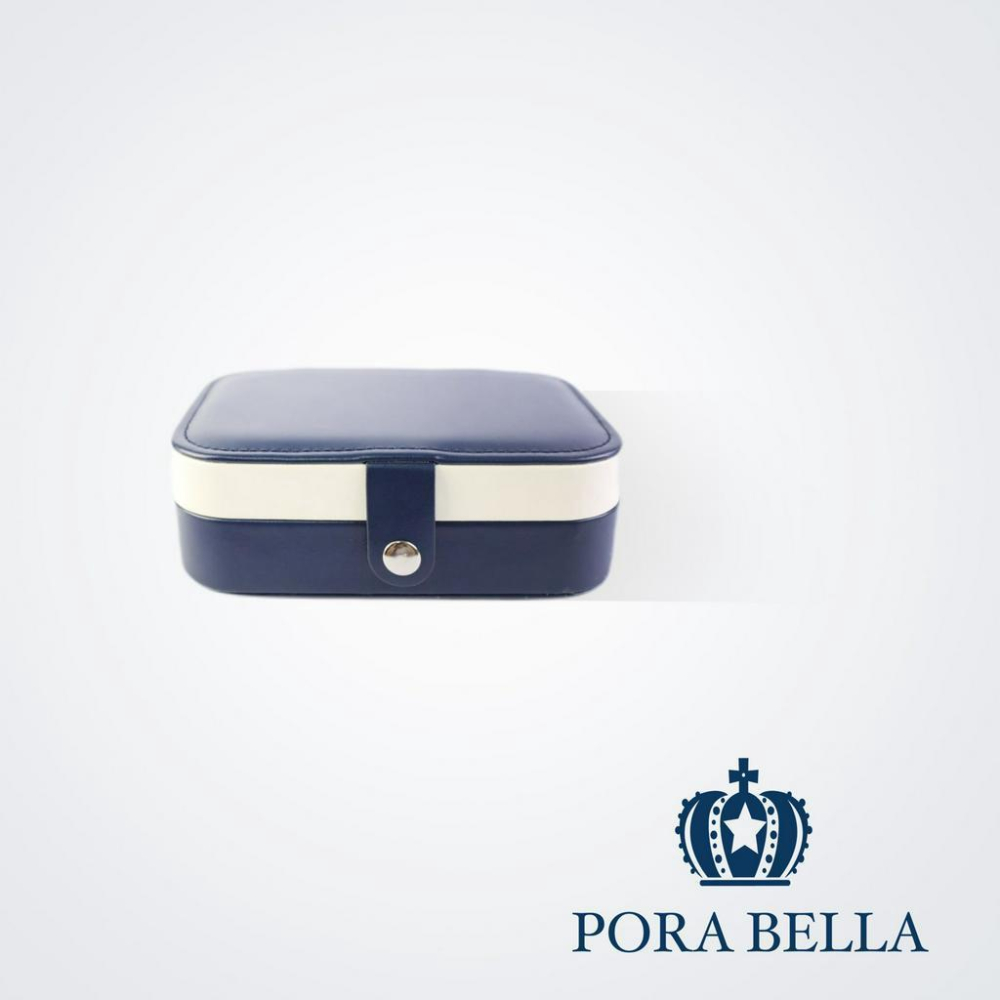 <台灣現貨>快速出貨 皮革收納盒  隨身款珠寶盒 迷你飾品收納盒 旅行收納盒 便攜飾品盒 多功能收納盒 首飾盒 珠寶盒-細節圖2