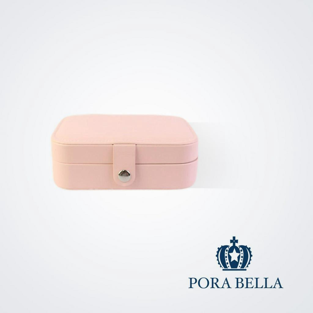 <台灣現貨>快速出貨 皮革收納盒  隨身款珠寶盒 迷你飾品收納盒 旅行收納盒 便攜飾品盒 多功能收納盒 首飾盒 珠寶盒-細節圖7