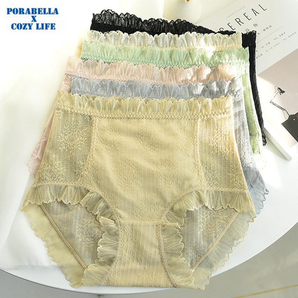 <Porabella> 大尺碼現貨內褲 蕾絲內褲 加大尺碼 透氣內褲 無痕內褲 UNDERWEAR (M~XL)-細節圖6