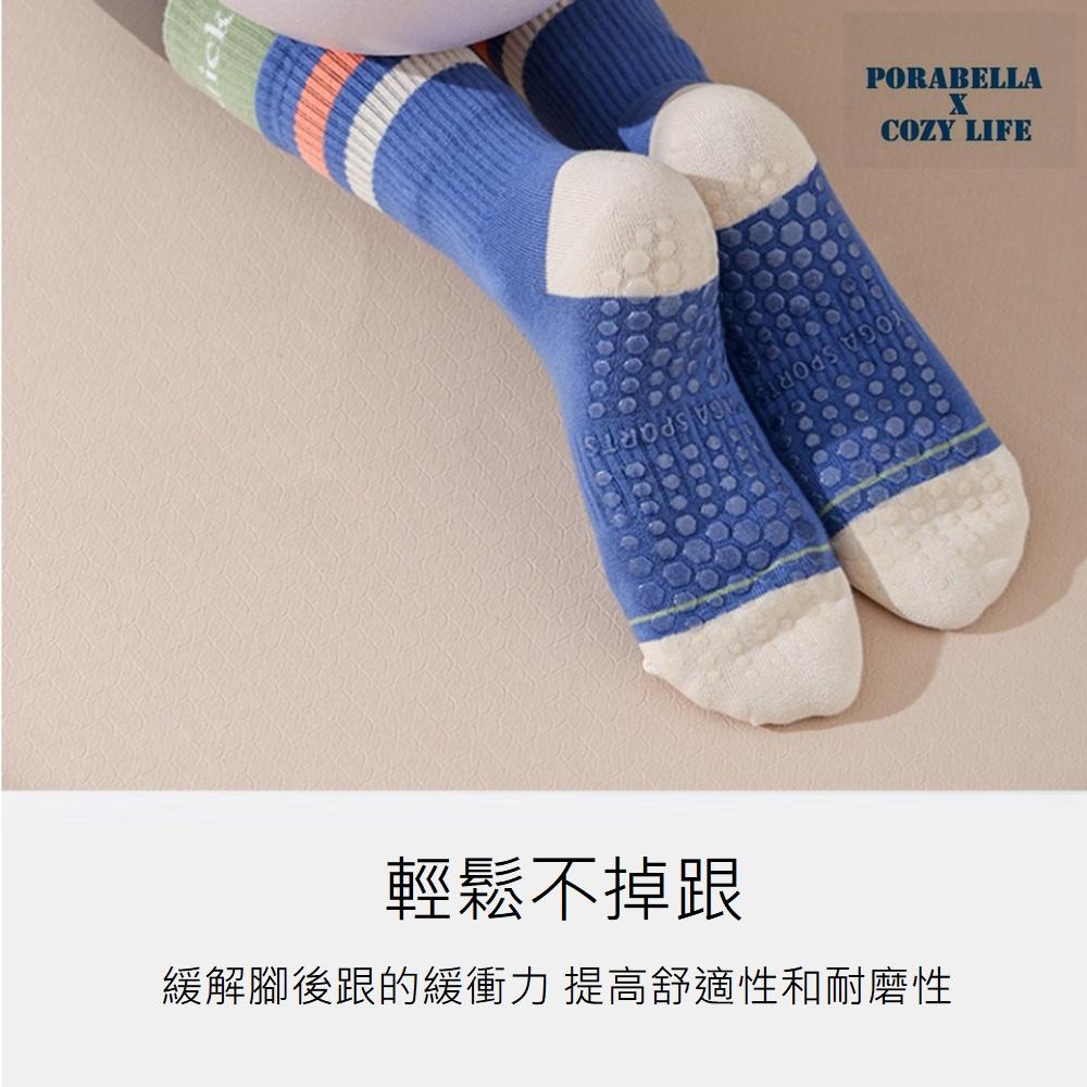 <現貨>中筒襪  假雙層襪  條紋襪子  防滑襪  運動襪  瑜珈襪 YOGA SOCKS-細節圖4