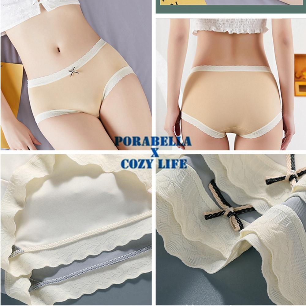 <Porabella> 大尺碼現貨內褲 無痕內褲 可愛內褲 加大尺碼 女生內褲 舒適內褲 UNDERWEAR(M~XL)-細節圖4