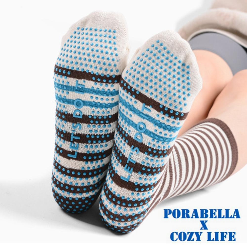 <現貨>中筒襪  條紋襪子 斑馬襪  女襪  防滑襪  瑜珈襪 YOGA SOCKS-細節圖5