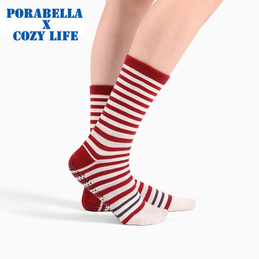 <現貨>中筒襪  條紋襪子 斑馬襪  女襪  防滑襪  瑜珈襪 YOGA SOCKS-細節圖7