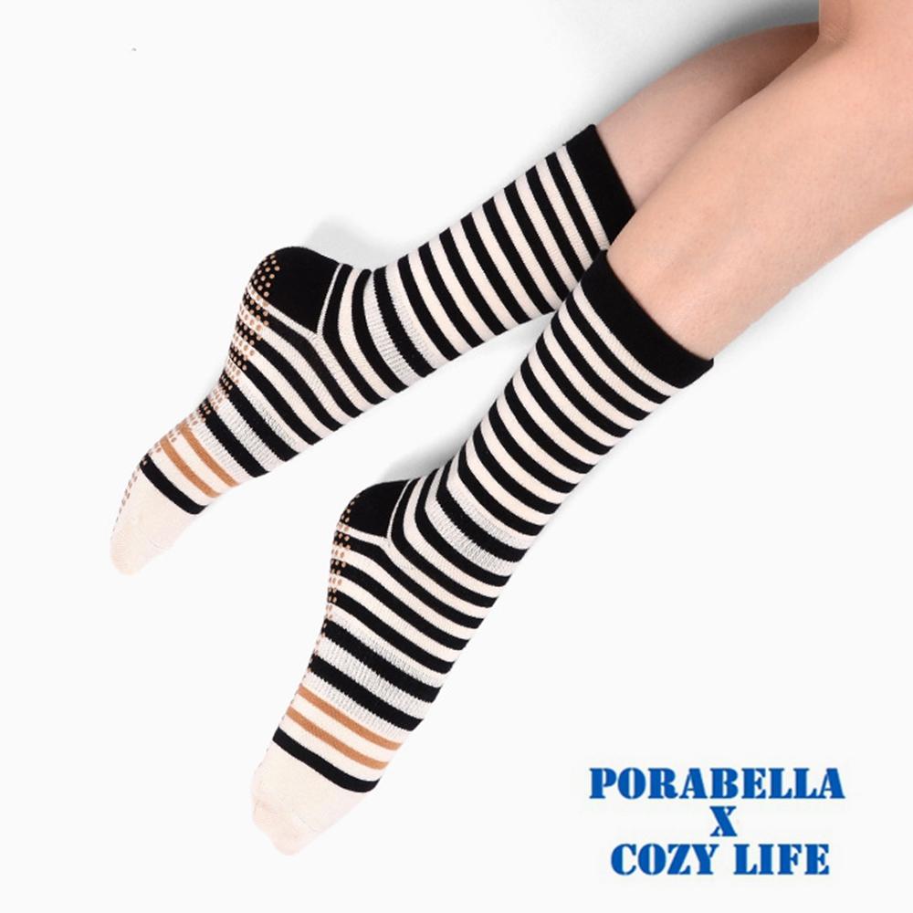 <現貨>中筒襪  條紋襪子 斑馬襪  女襪  防滑襪  瑜珈襪 YOGA SOCKS-細節圖8