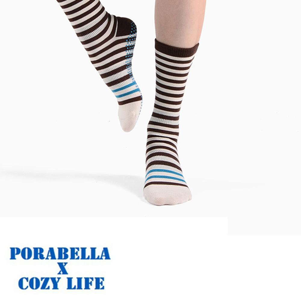 <現貨>中筒襪  條紋襪子 斑馬襪  女襪  防滑襪  瑜珈襪 YOGA SOCKS-細節圖9