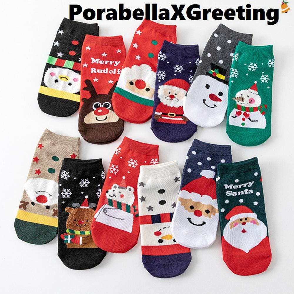 <Porabella>現貨聖誕襪禮盒 4款襪子 企鵝 雪人 聖誕老公公 麋鹿襪子禮盒 交換禮物 聖誕禮物【附盒子】-細節圖5