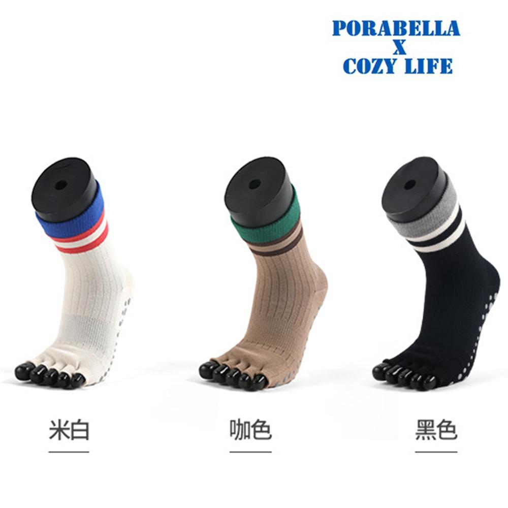 <現貨>中筒襪  條紋襪子 露趾襪  女襪  防滑襪  瑜珈襪 YOGA SOCKS-細節圖3