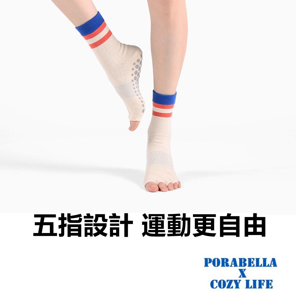 <現貨>中筒襪  條紋襪子 露趾襪  女襪  防滑襪  瑜珈襪 YOGA SOCKS-細節圖7