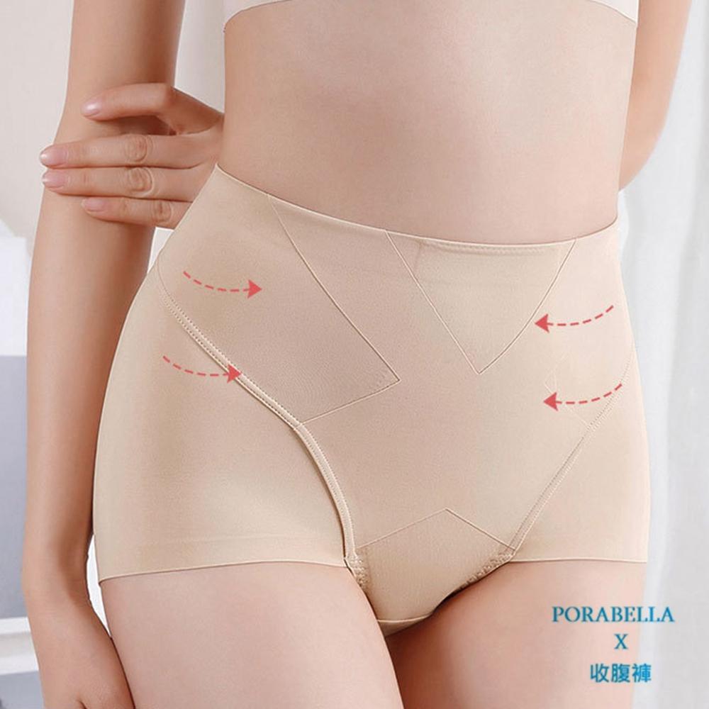 <現貨>收腹提臀褲束褲交叉收腹內褲大尺碼塑身褲高腰內褲提臀收腹內褲無痕女內褲 PANTIES (M~2XL)-細節圖3