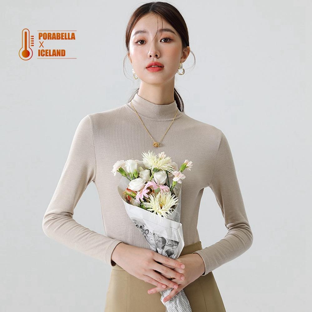 <現貨>發熱衣中領  保暖發熱衣  撞色發熱衣  貼身發熱衣  長袖發熱衣  內搭發熱衣-細節圖6