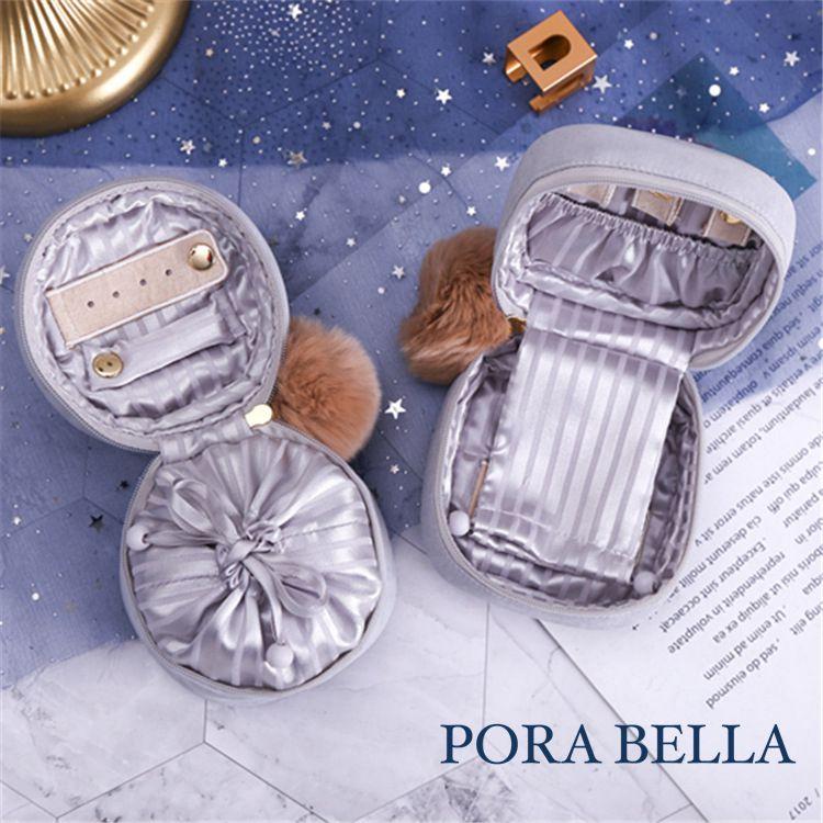 <台灣現貨>快速出貨 皮革收納盒  隨身款珠寶盒 迷你飾品收納盒 旅行收納盒 便攜飾品盒 多功能收納盒 首飾盒 珠寶盒-細節圖5