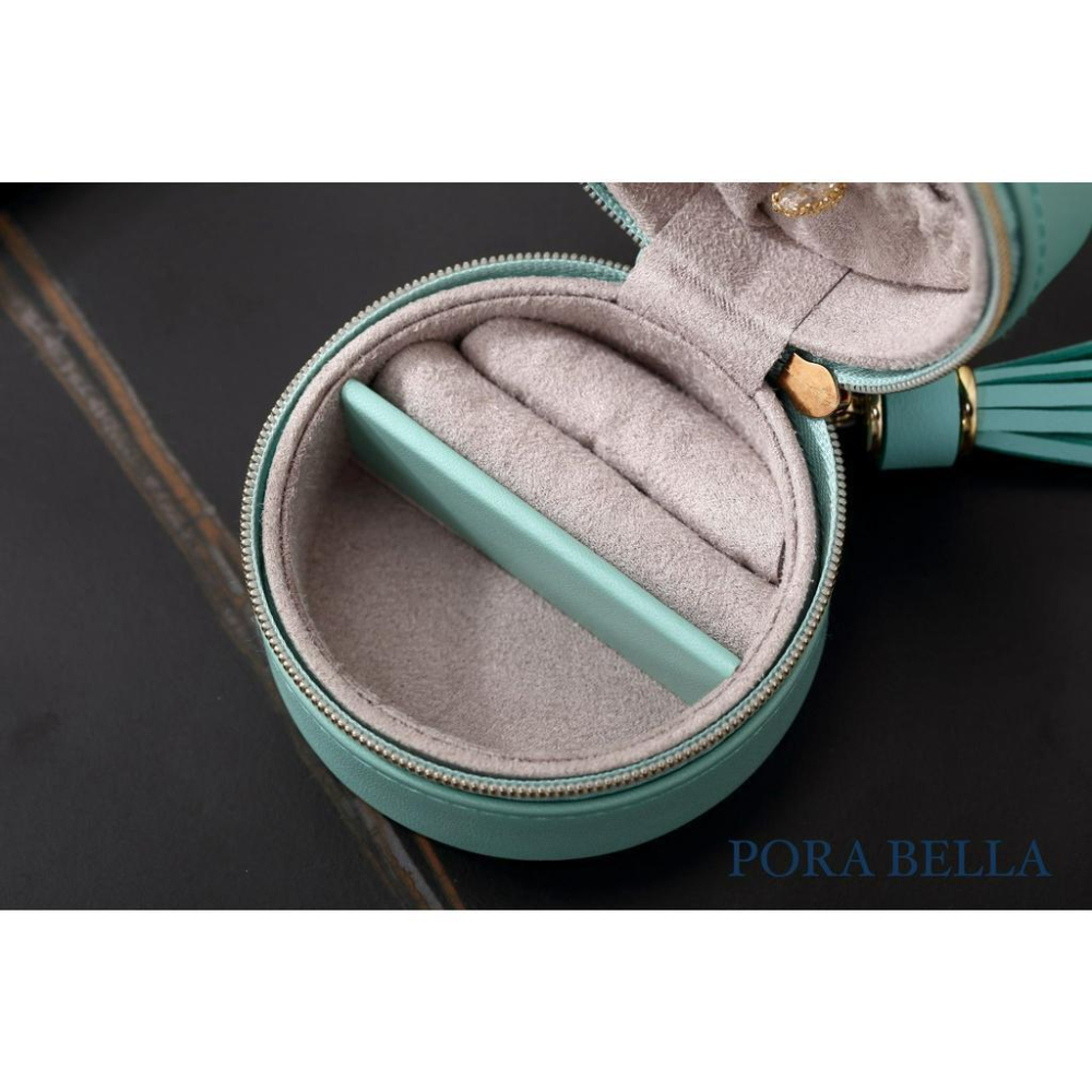 <台灣現貨>快速出貨 皮革收納盒  隨身款珠寶盒 迷你飾品收納盒 旅行收納盒 便攜飾品盒 多功能收納盒 首飾盒 珠寶盒-細節圖8