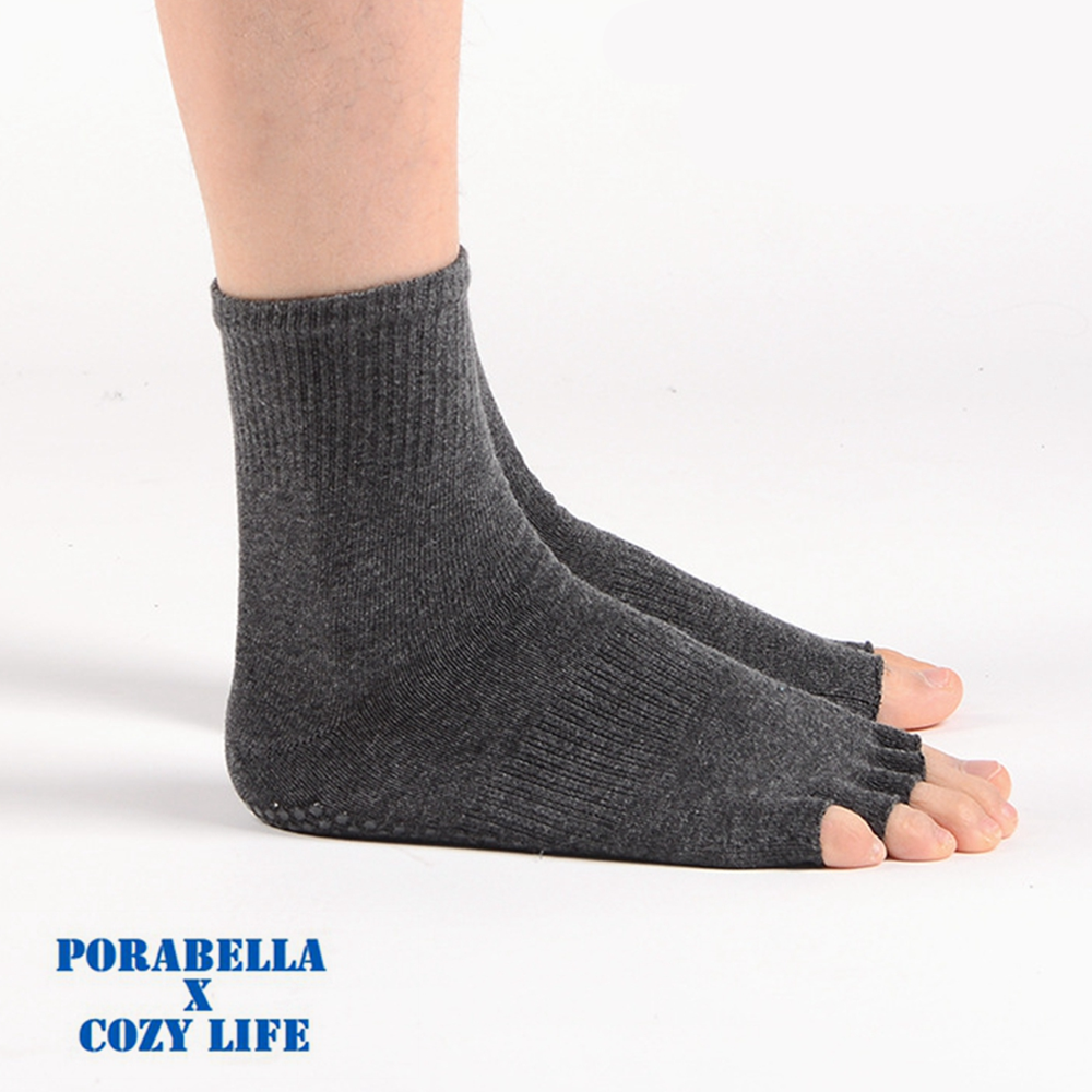 <現貨>中筒襪  素色襪子 露趾襪  男女襪  防滑襪  瑜珈襪 YOGA SOCKS-細節圖6