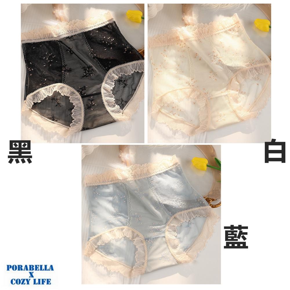 <Porabella> 大尺碼現貨內褲 蕾絲內褲 蠶絲內褲 加大尺碼 透氣內褲 UNDERWEAR(XL~3XL)-細節圖8