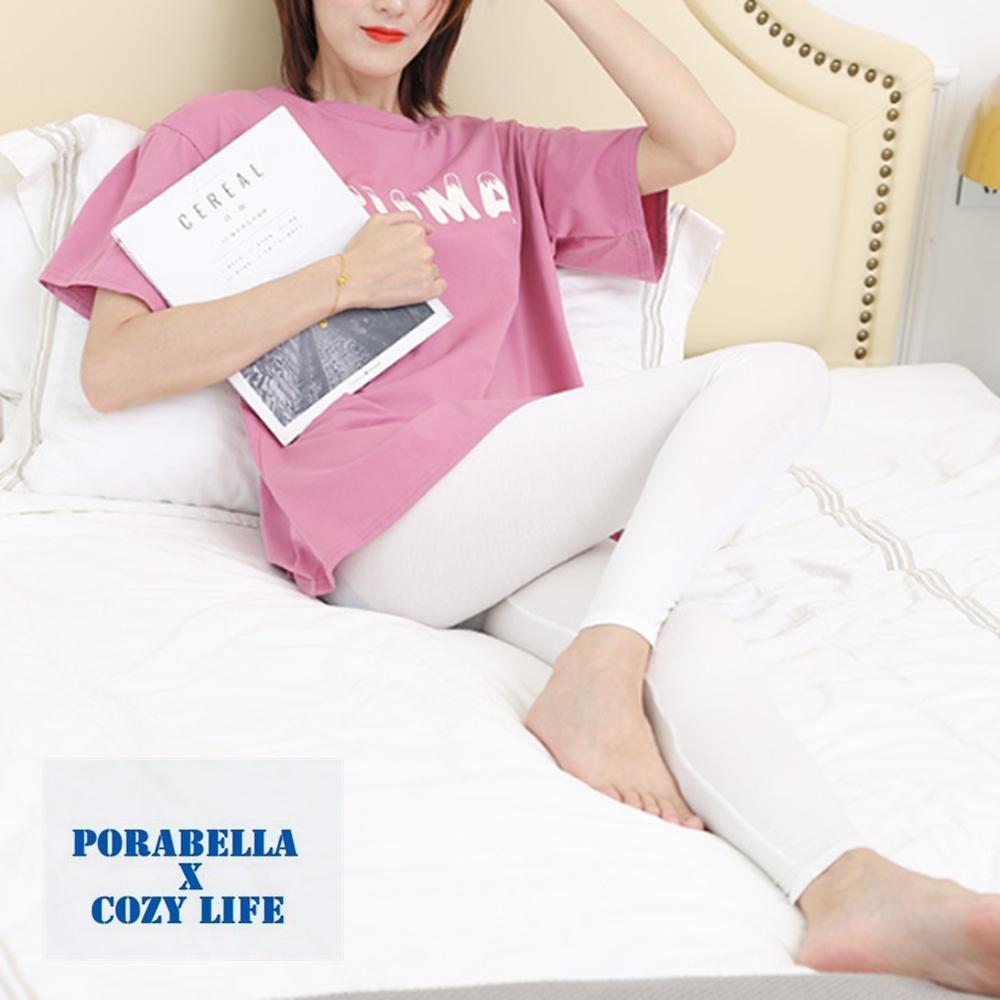 <Porabella>現貨莫代爾棉質 九分褲 百搭素色打底褲修身內搭褲運動褲內搭褲 inner pants(L~3XL)-細節圖6