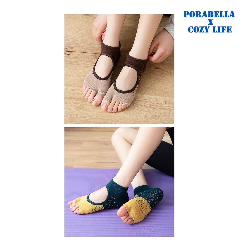 <現貨>短襪   撞色襪子 五指襪 露背襪  運動襪  防滑襪  瑜珈襪 YOGA SOCKS-細節圖7