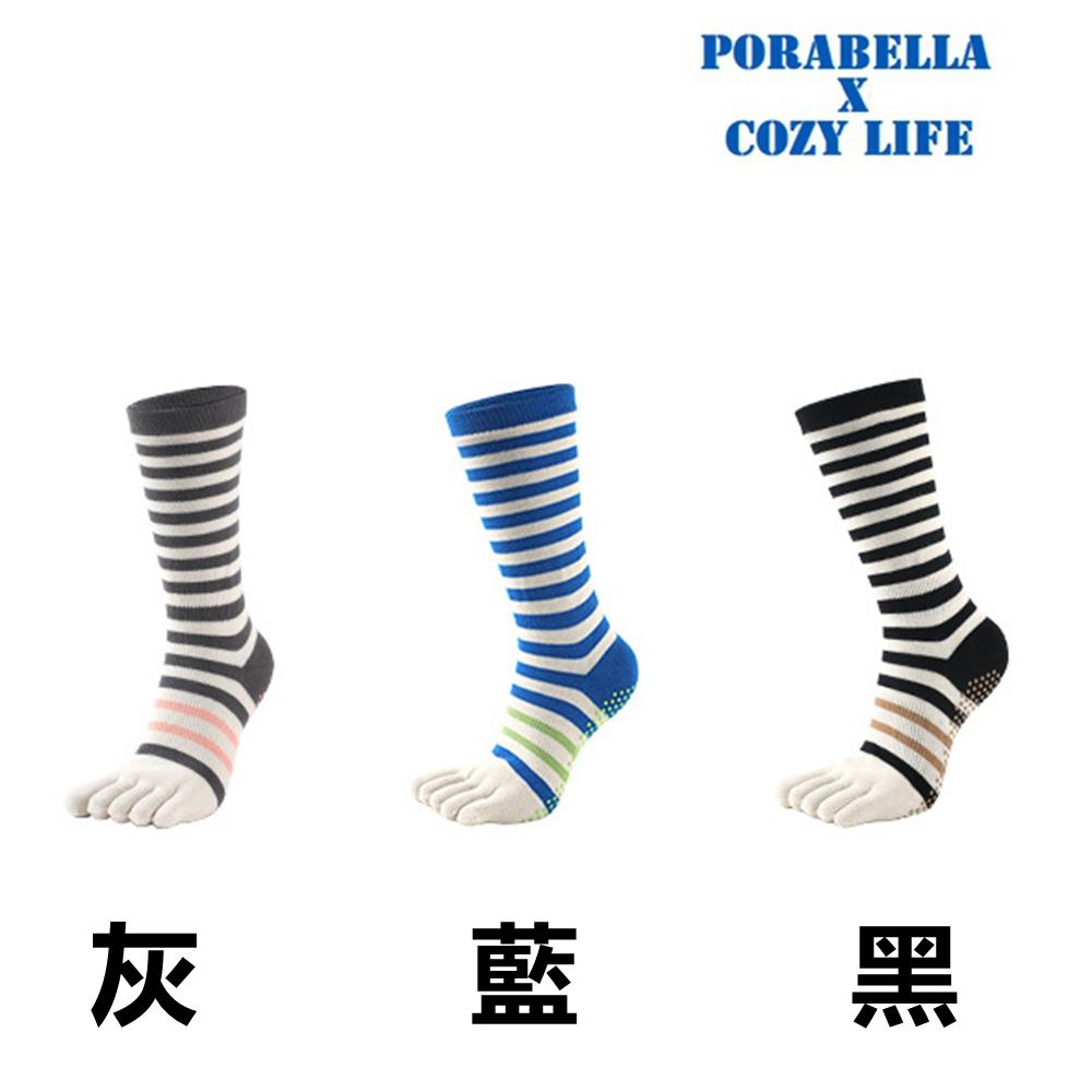 <現貨>中筒襪  條紋襪子 五指襪  女襪  防滑襪  瑜珈襪 YOGA SOCKS-細節圖2
