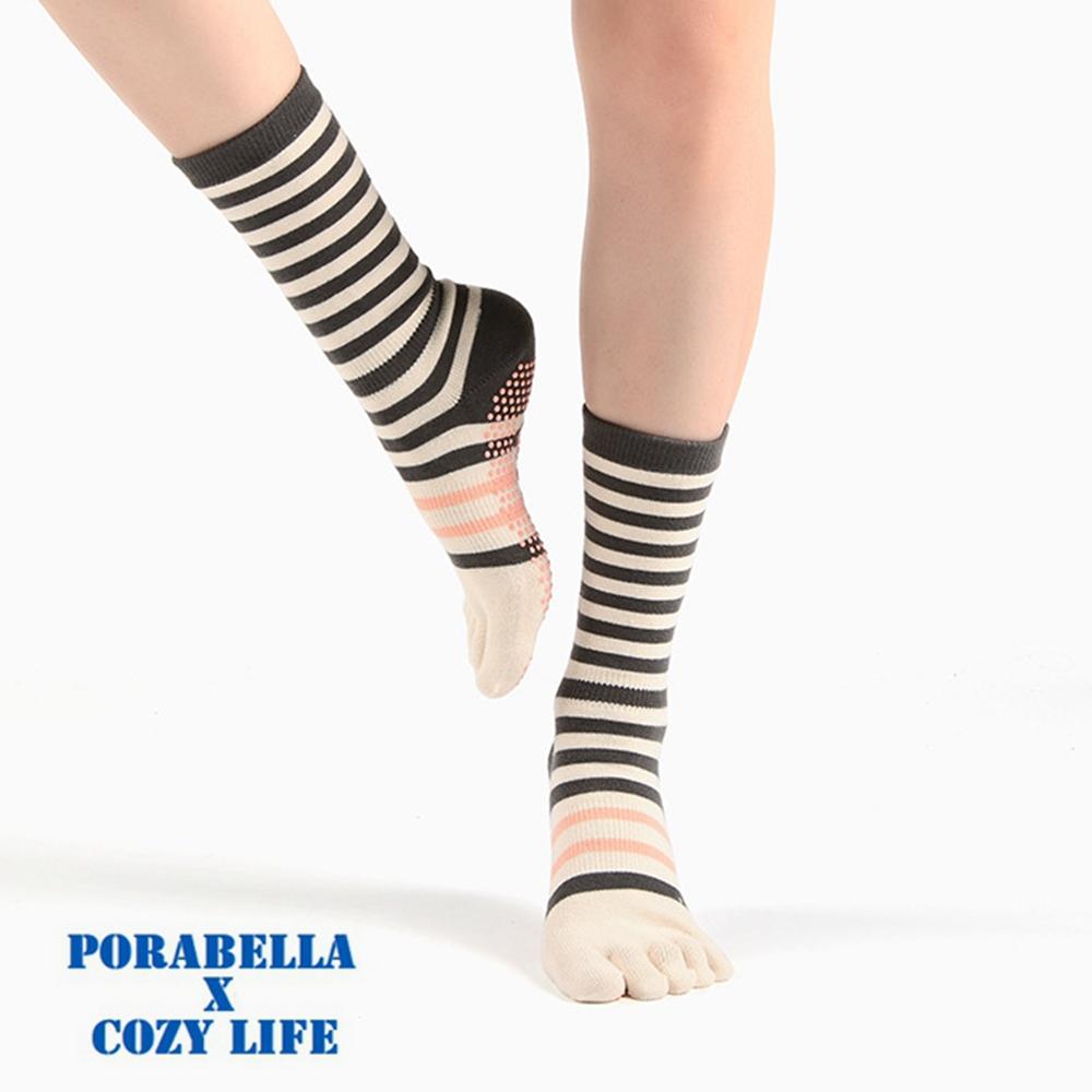 <現貨>中筒襪  條紋襪子 五指襪  女襪  防滑襪  瑜珈襪 YOGA SOCKS-細節圖8