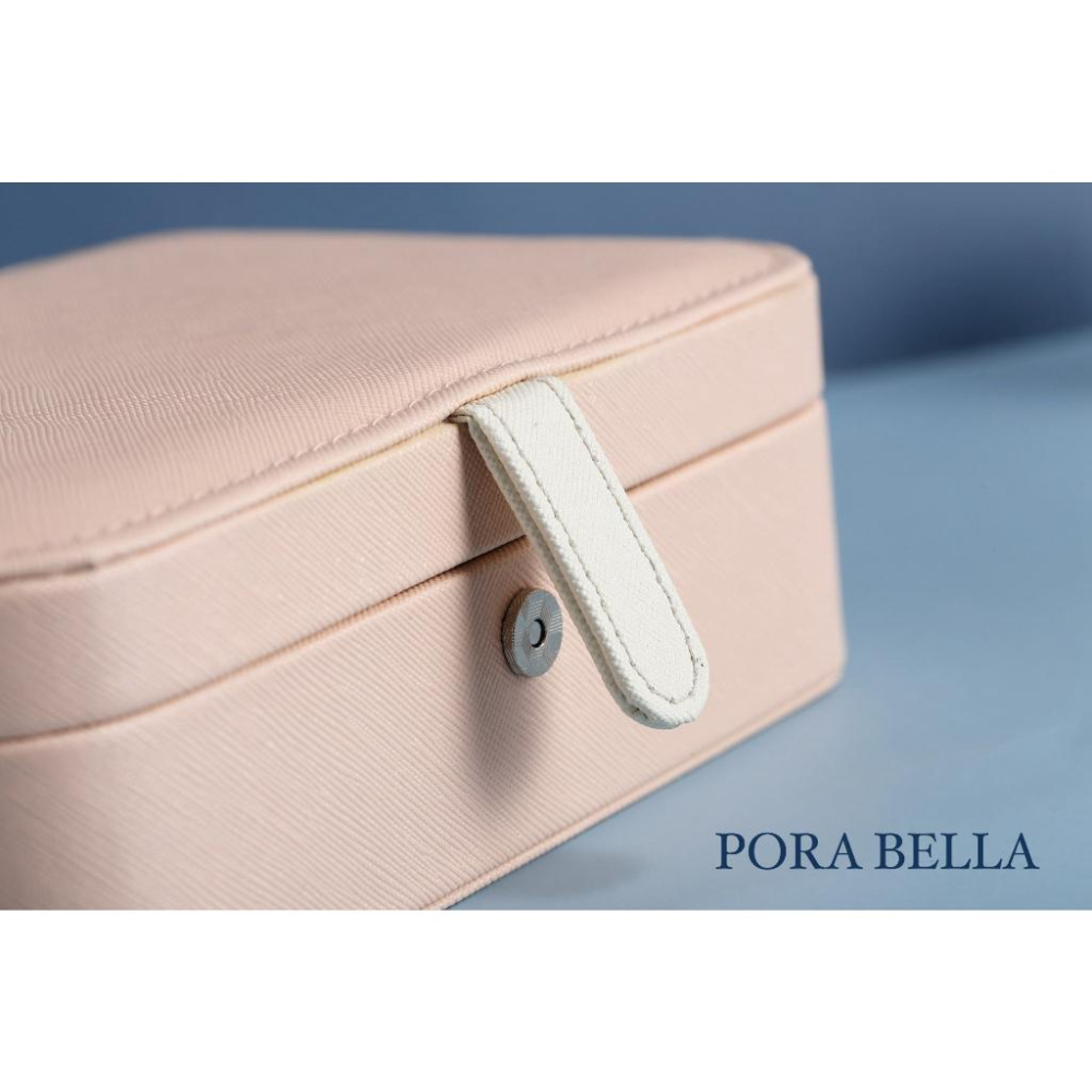 <台灣現貨>快速出貨 皮革收納盒  隨身款珠寶盒 迷你飾品收納盒 旅行收納盒 便攜飾品盒 多功能收納盒 首飾盒 珠寶盒-細節圖2