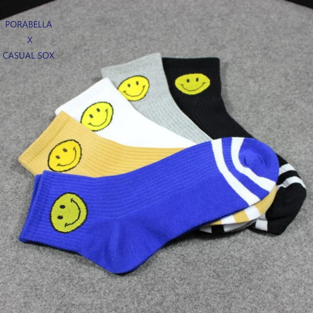 <Porabella>現貨微笑襪子 個性塗鴉 潮流襪 女生襪子 笑臉襪 韓版襪 表情襪 SMILE SOCKS-細節圖6
