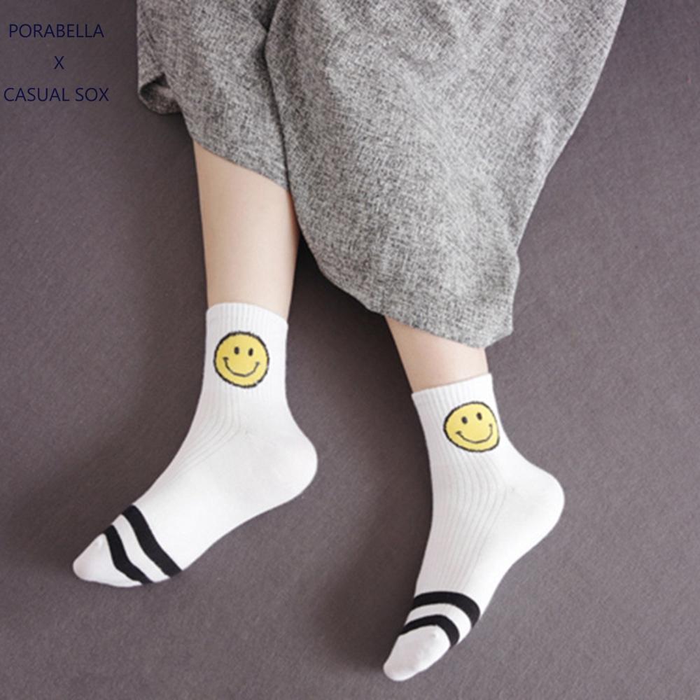 <Porabella>現貨微笑襪子 個性塗鴉 潮流襪 女生襪子 笑臉襪 韓版襪 表情襪 SMILE SOCKS-細節圖7
