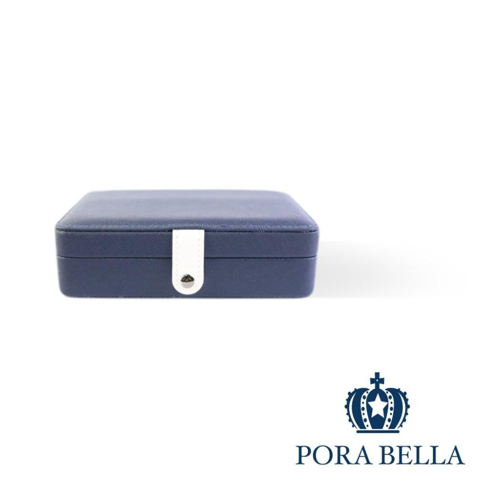 <台灣現貨>快速出貨 小長方形鏡子皮革收納盒 隨身款珠寶盒 旅行收納盒 便攜飾品盒 多功能收納盒 首飾盒珠寶盒-細節圖8