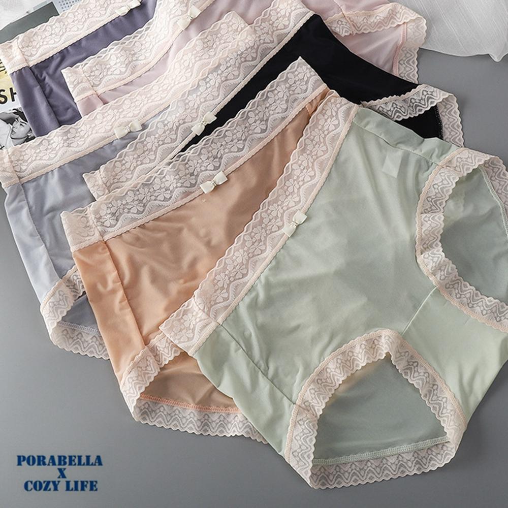 <Porabella> 大尺碼現貨內褲 蕾絲內褲 透感內褲 加大尺碼 可愛內褲 無痕內褲 UNDERWEAR(M~XL)-細節圖6