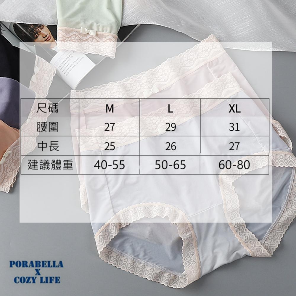 <Porabella> 大尺碼現貨內褲 蕾絲內褲 透感內褲 加大尺碼 可愛內褲 無痕內褲 UNDERWEAR(M~XL)-細節圖8